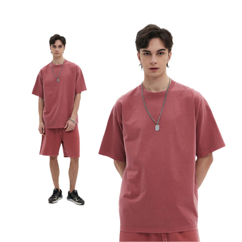 RetroEdge Heavyweight Washed Tee – Timeless Style & Superior Comfort